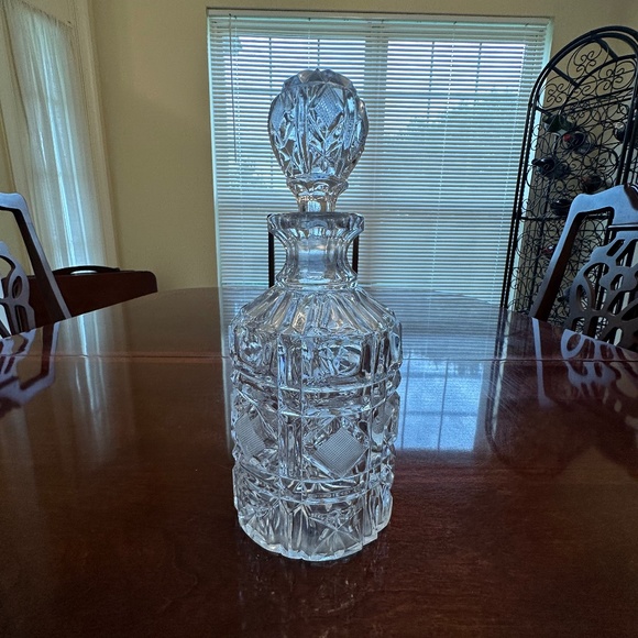 Crystal Liquid Glass Bottle